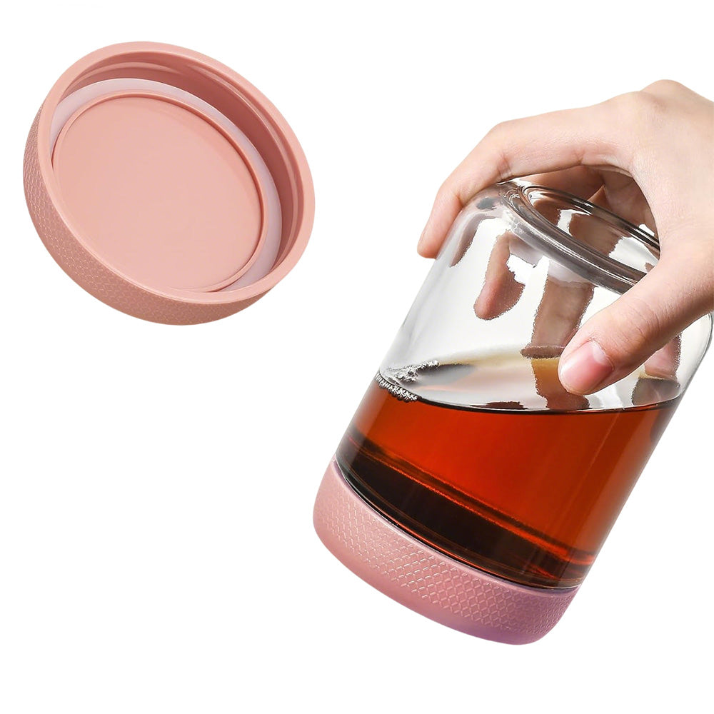 6 Pcs Glass Storage Jars with Airtight Lid Oatmeal Food Storage Container for Kitchen Pantry