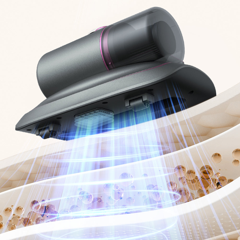 12000kpa Cordless Dust Mite Remover Vacuum UV Cleaner for Home Bed Sofa Mattress Kit