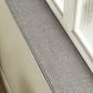 Faux Linen Window Sill Protector Mat Anti-Scratch Window Sill Cover for Bay Window Balcony