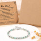 Gift for Women Moonstone Bracelet Amazonite Jasper Stainless Steel Bracelet