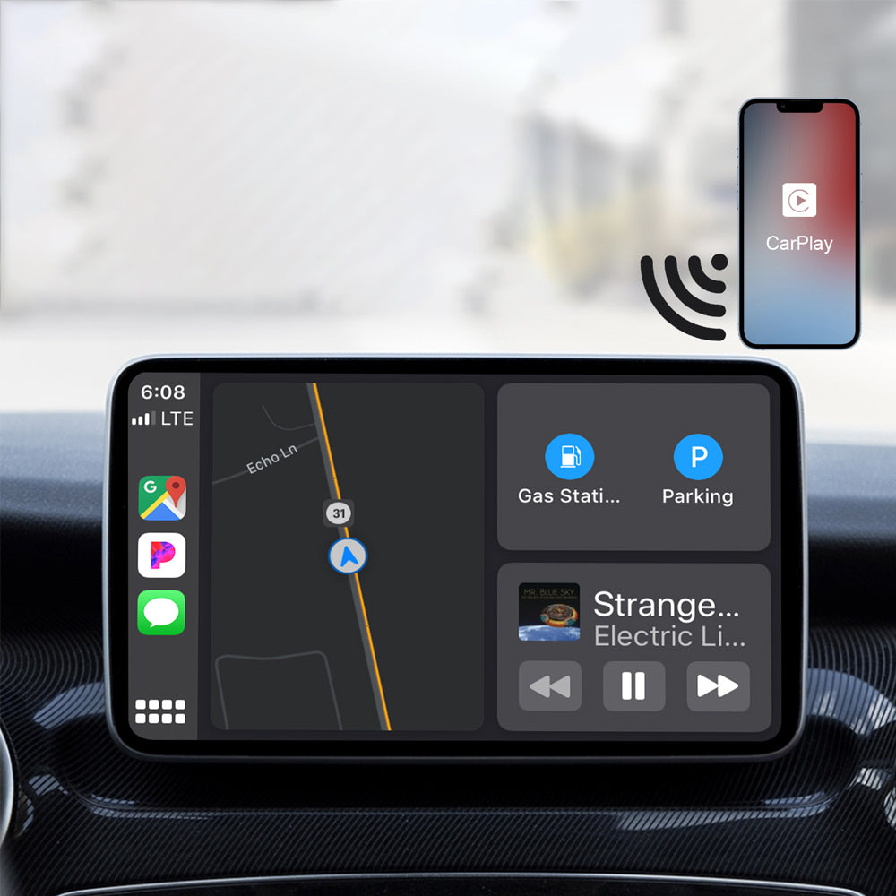 For Apple Carplay Adapter Bluetooth USB Wireless Auto Car Player Stereo