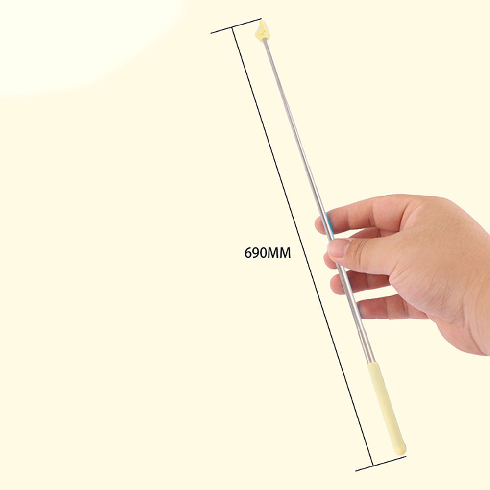 5-Pack Colorful Retractable Finger Pointer Sticks for Teachers and Students