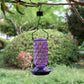 Stained Glass Hummingbird Feeder Wide Mouth Garden Decor