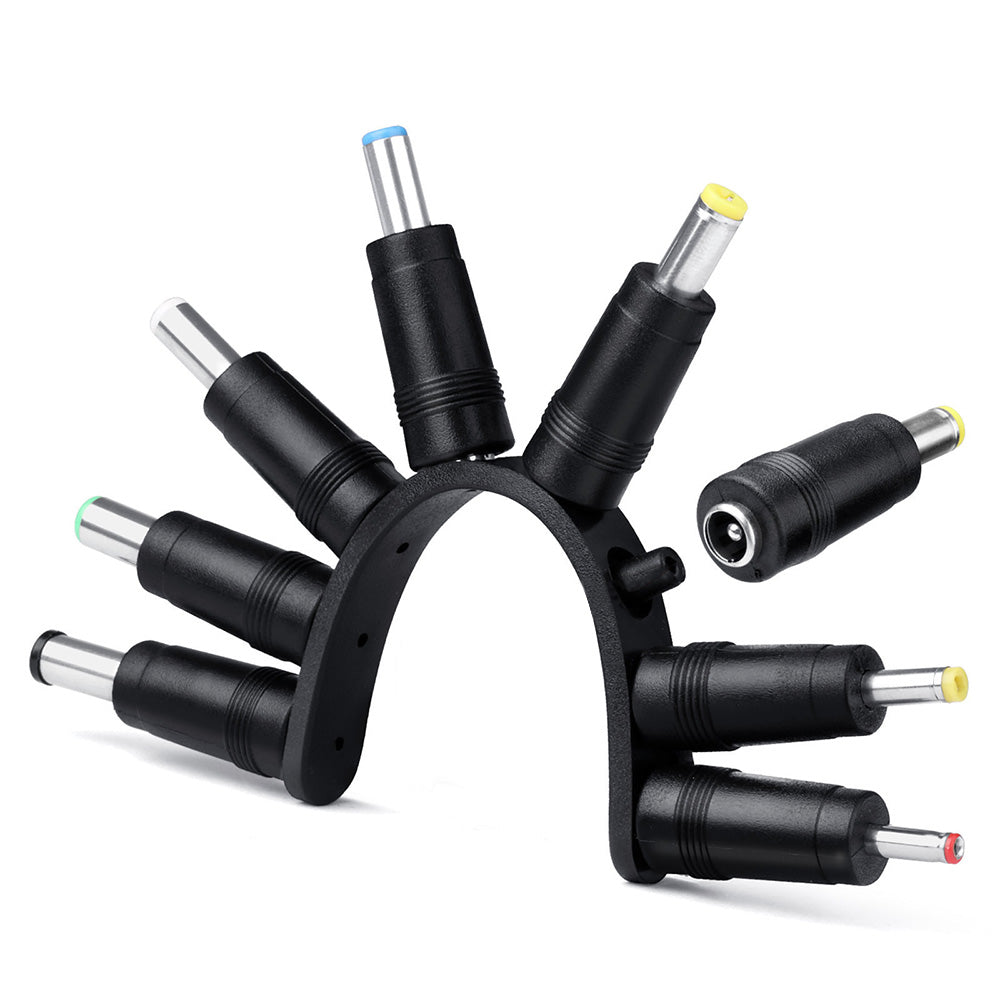 USB to DC 5V Charging Cable Power Cord 5.5x2.1mm with 11 Interchangeable Connectors