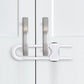 5Pcs Cabinet Locks U-Shaped Drawers Locks for Knob Handle on Door Cupboard