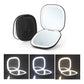 Lighted Travel Makeup Mirror with 1X/10X Magnifying Double Sided Dimmable