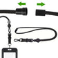 Multi-Function Retractable Carabiner with Lanyard for Hiking & Travel