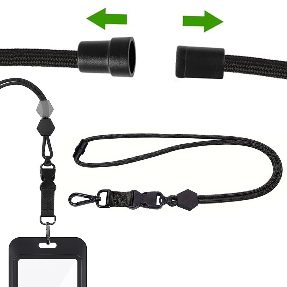 Multi-Function Retractable Carabiner with Lanyard for Hiking & Travel