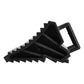 2 PCS Rubber Wheel Chocks Anti Slip Parking Wheel Chocks for Cars SUV Trucks