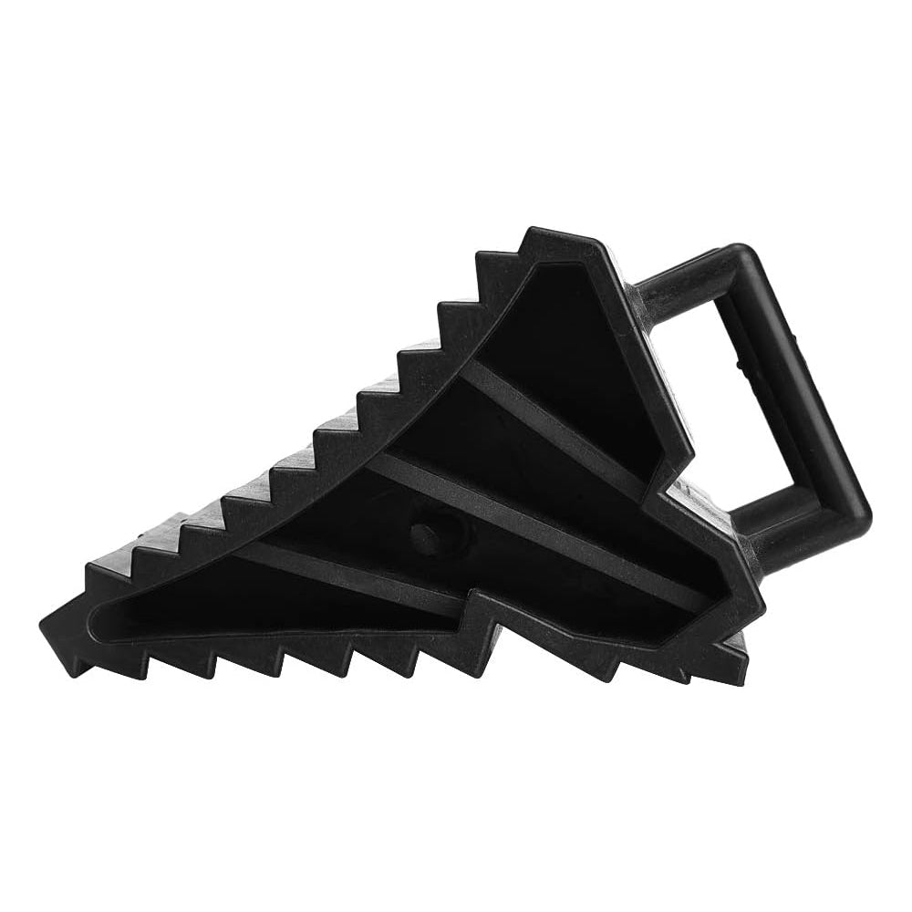 2 PCS Rubber Wheel Chocks Anti Slip Parking Wheel Chocks for Cars SUV Trucks