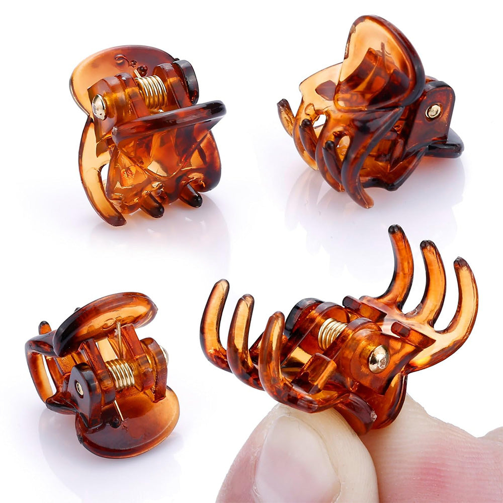 24Pcs Mini Hair Claw Clips Small Non Slip Hair Clips for Bangs Styling