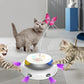 Cat Toy 3-in-1 Automatic Interactive Cat Toys USB Rechargeable Powered Smart Indoor Exercise Kicker