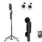 1.8M Auto Face Tracking Selfie Stick Tripod for Phone Fill Light Remote