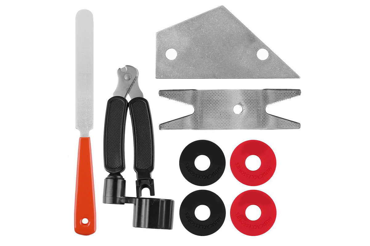 20PCS Luthier Guitar Care Kit Repair Maintenance Tool Set for Guitar Players