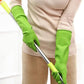 38cm Extra Long Rubber Gloves 3 Pack Heavy Duty Cleaning Gloves for Dishwashing