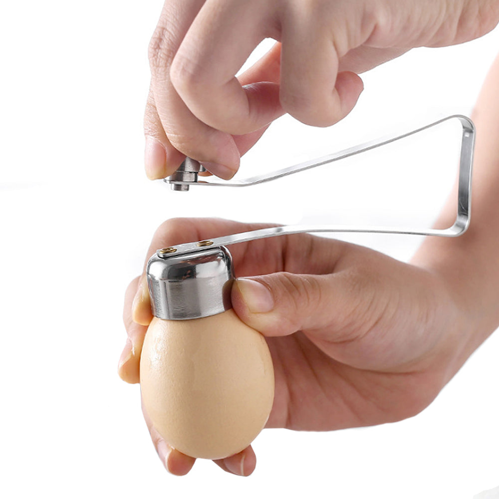 2Pcs Stainless Steel Egg Shell Knock Opener