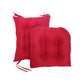 2Pcs Non-Slip Rocking Chair Cushion Set with Seat and Back Cushion
