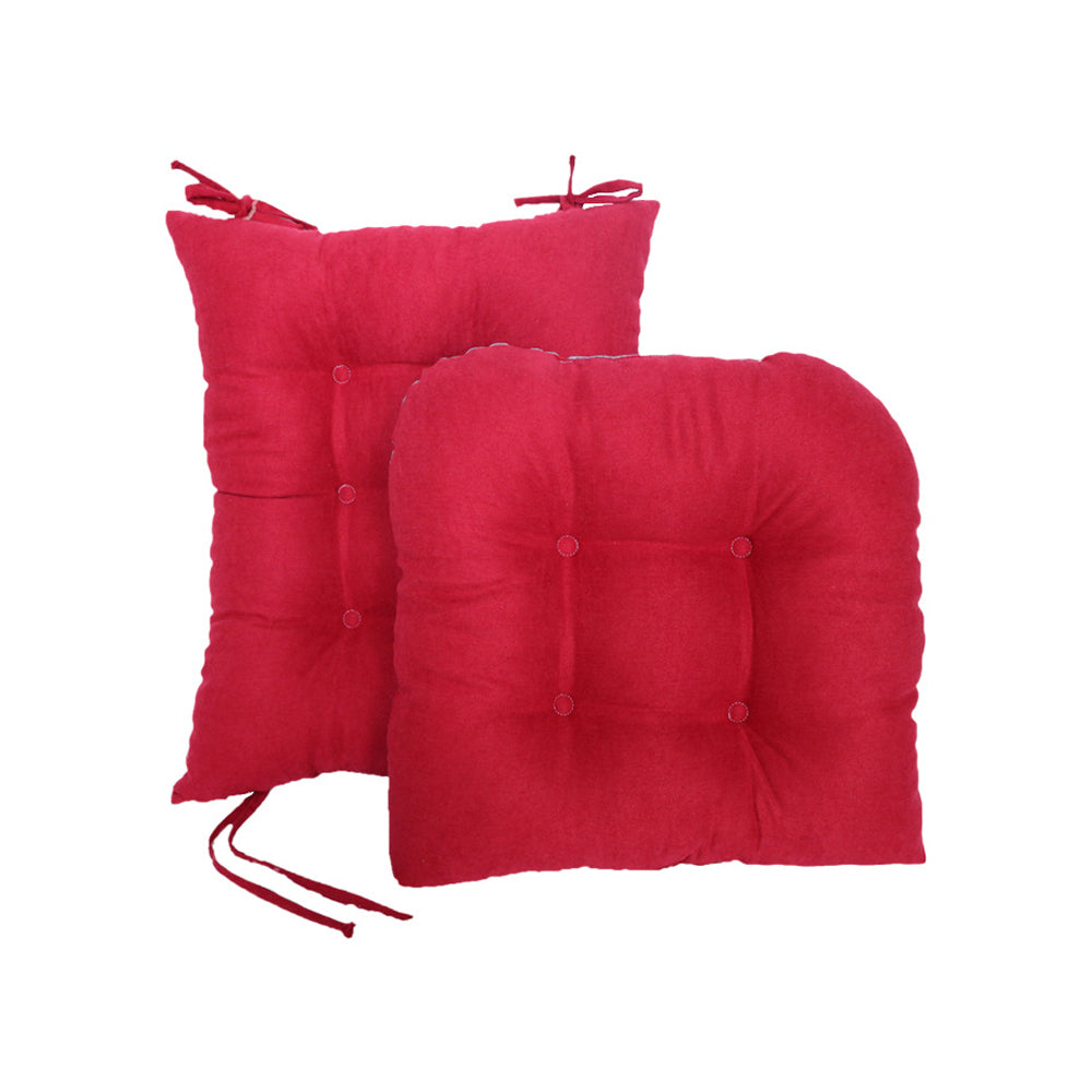 2Pcs Non-Slip Rocking Chair Cushion Set with Seat and Back Cushion