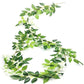 4Pcs Artificial Silk Wisteria Vine Hanging Garland 1.8 m for Home and Garden Decoration