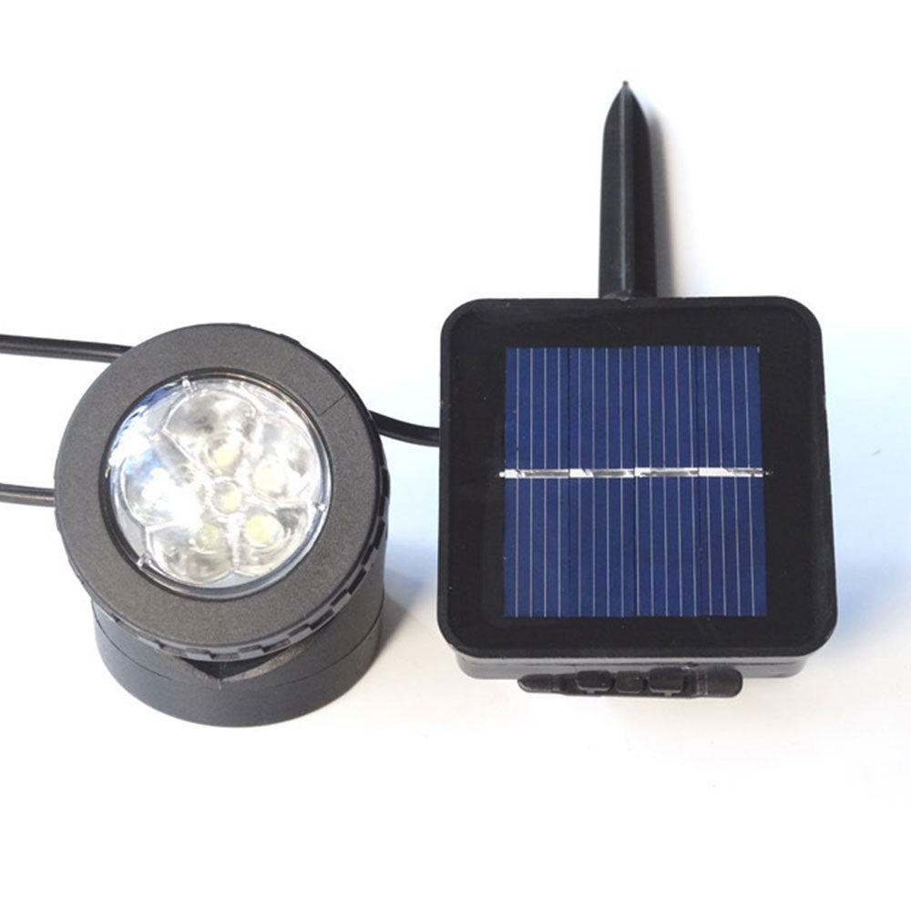 6LED Solar Spot Lights Outdoor Garden Landscape Yard Lawn Lamp