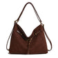 2-In-1 Vintage Suede Hobo Bag Backpack Shoulder Bag