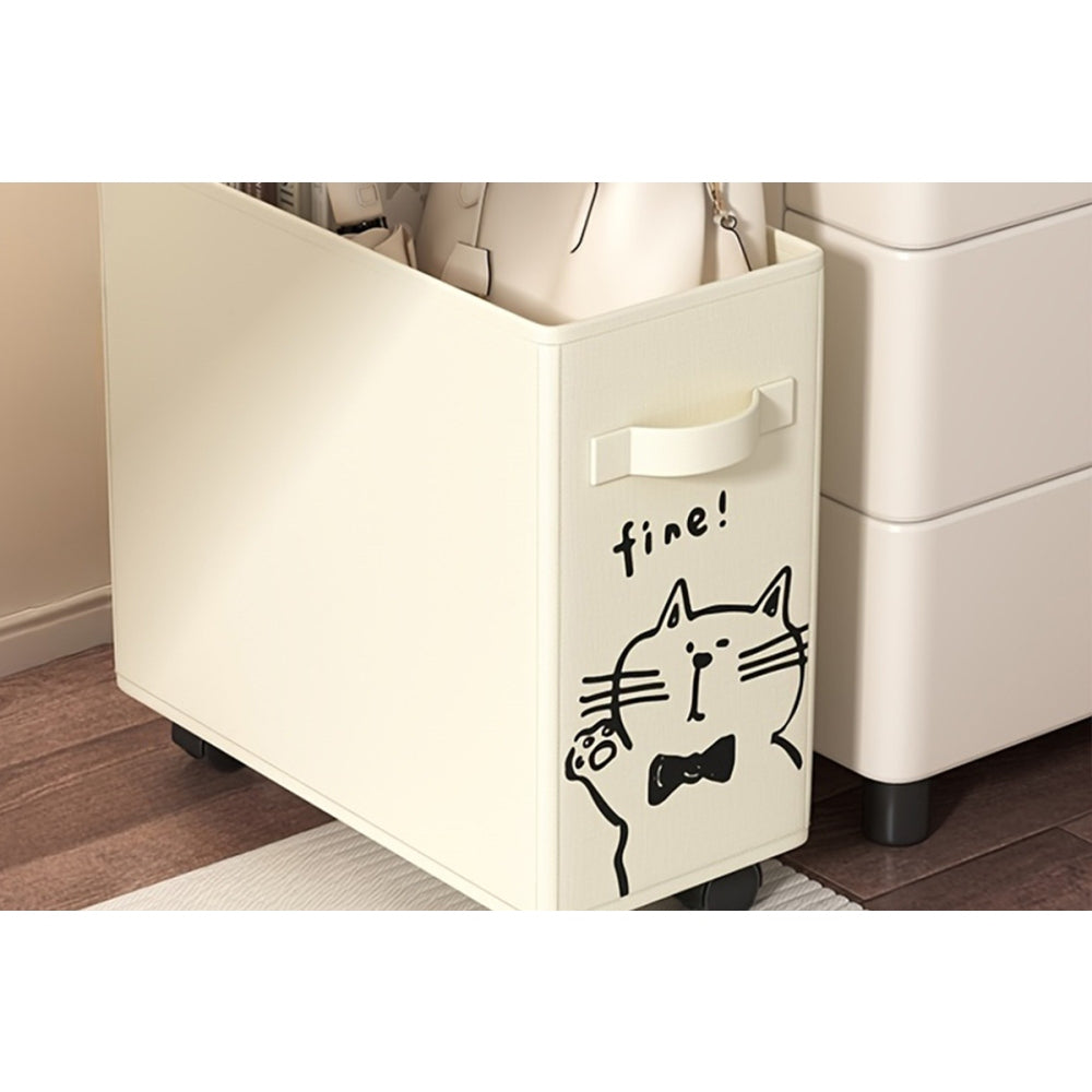 Under Desk Rolling Storage Cart Office Organizer Under Desk Utility Cart