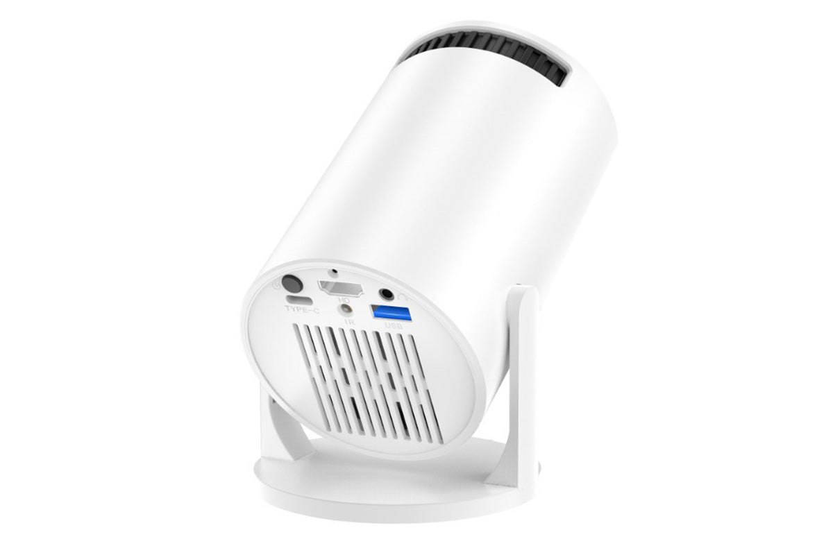 Home Projector with 240 Degree Rotating Lens and WiFi Screen Mirroring