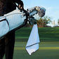Absorbent Microfiber Golf Towel for Golf Carts or Clubs Waffle Weave Pattern