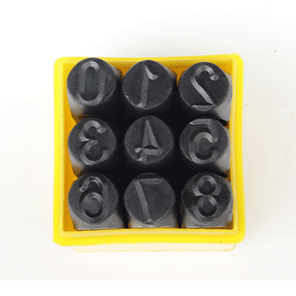 Carbon Steel Letter and Number Stamp Punch Set Metal Marking Tools