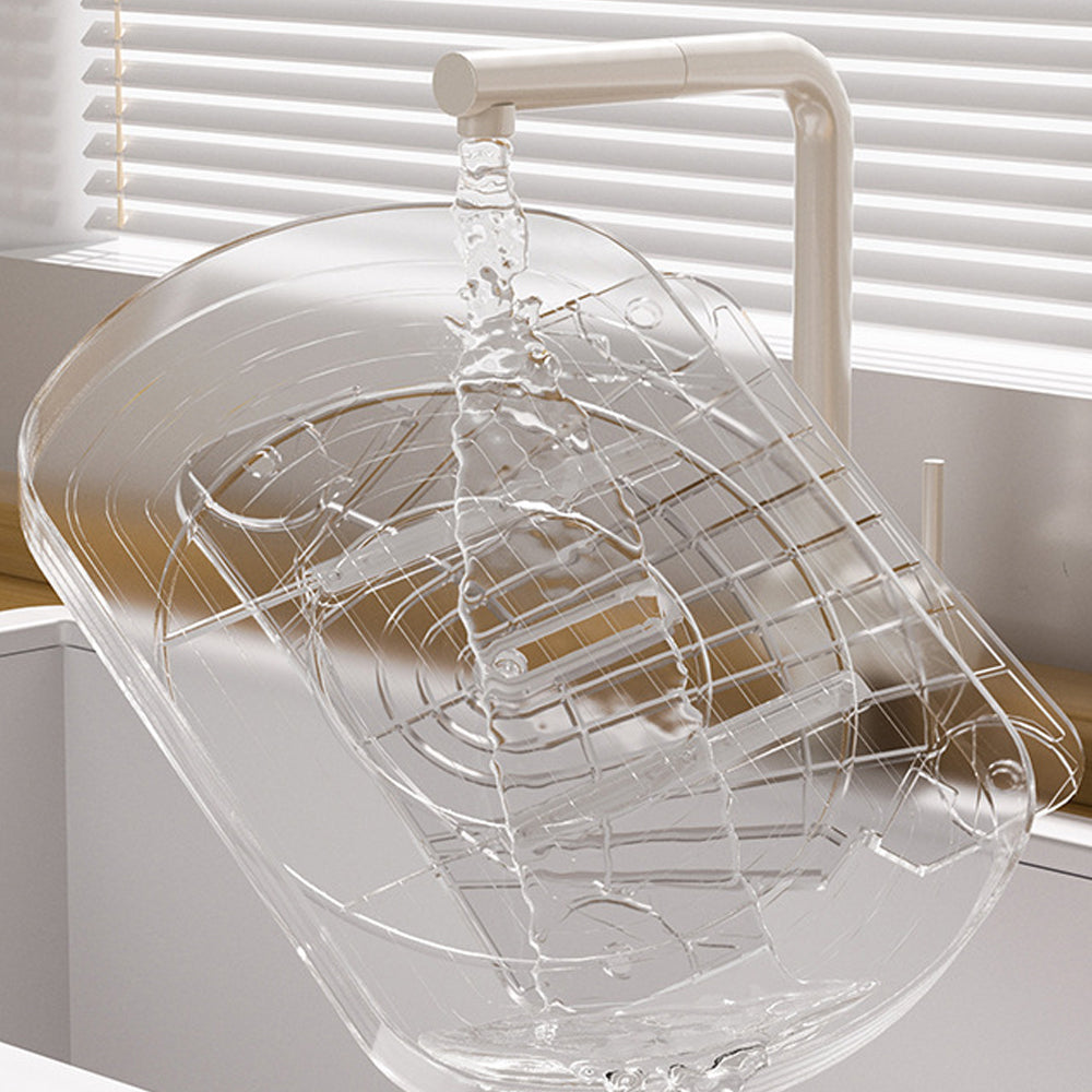 Rectangle Lazy Susan Turntable Organizer for Refrigerator