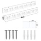 2Pcs Sunglasses Rack Wall Clear Acrylic Wall Mount Glasses Holder Glasses Storage