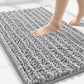 Chenille Fabric Bathroom Rugs Mat With Non Slip Rubber Backing Home Decor Accessories