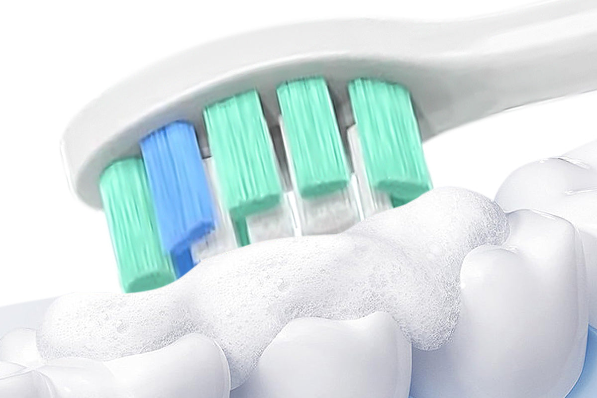 Single Replacement Toothbrush Head with Dust Cover Compatible with Philips Electric Toothbrush Models