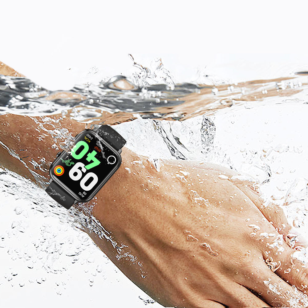 Smartwatch with Bluetooth Calling 2.1 Inch Display 104 Sports Modes Health Monitoring IP68 Waterproof