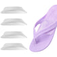 2 Pairs Non-Slip Transparent Arch Support Inserts for Comfortable Arch Support