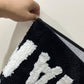 Anti-Slip Bathroom Doormat with Letters
