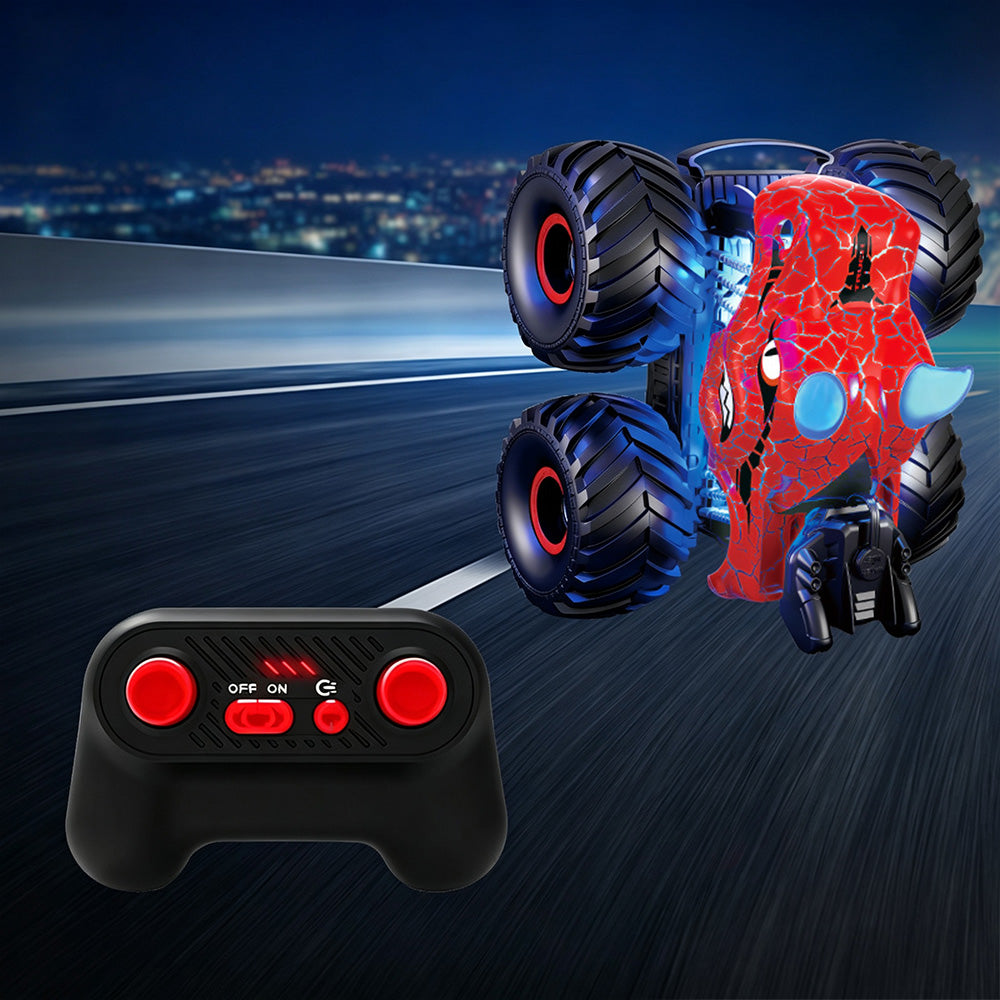 2.4G Remote Control Dinosaur Spray Off Road Truck with LED Lights