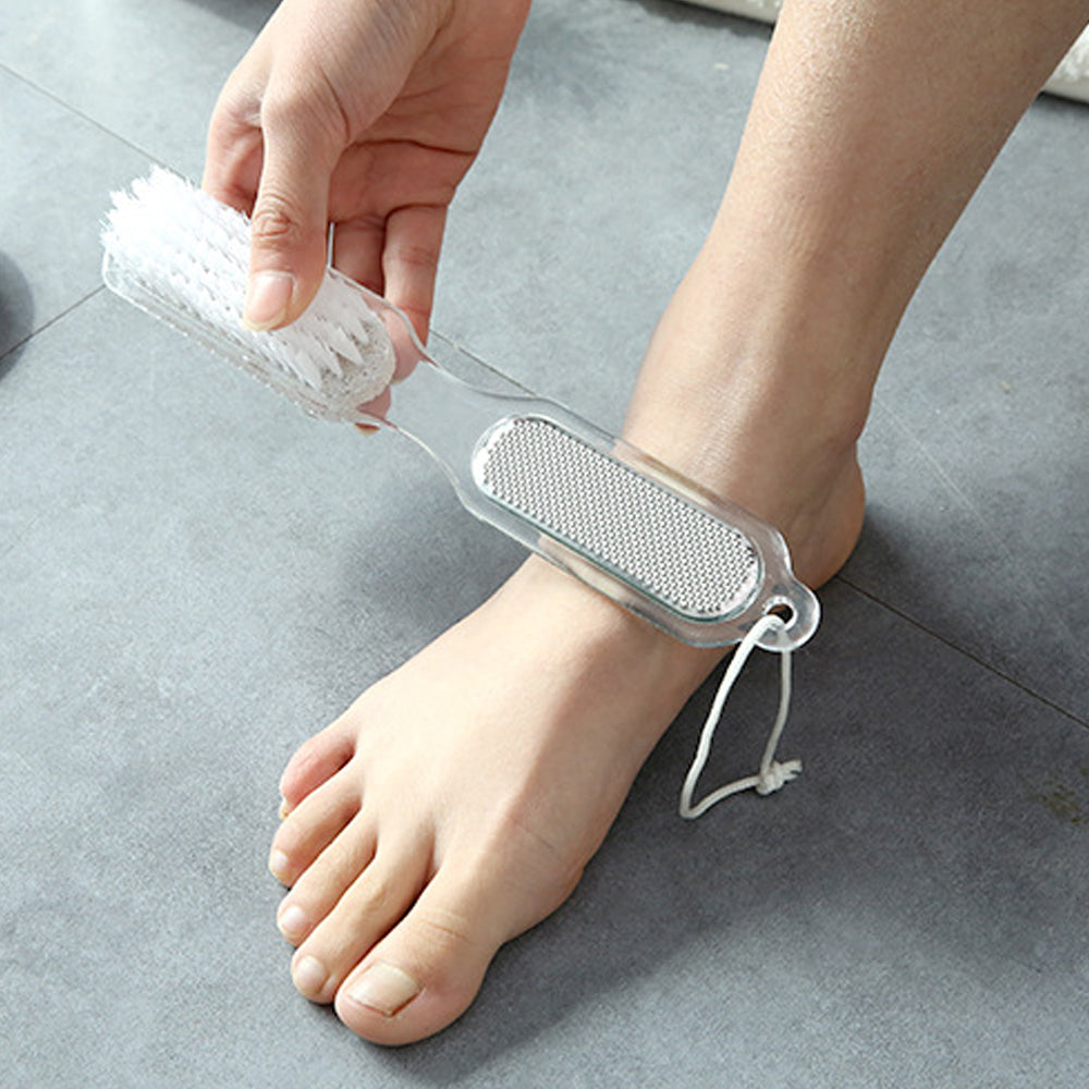 2Pcs 4 in 1 Foot Pumice Exfoliation Smoother Kit Cleaning Tools Set
