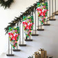 25x6x50cm Christmas Wreath Candy Cane Ornament Hanging Xmas Door Wall Decor
