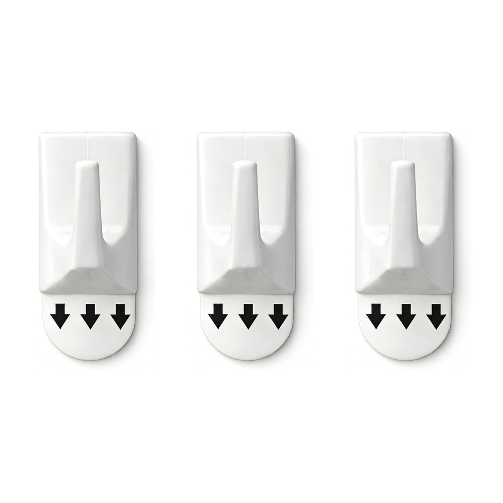 36 Pack Removable No Drill Adhesive Square Wall Hooks