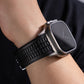 Men's Rubber Watch Band Compatible with Apple Watch Folding Buckle 42 44 45 46 49mm