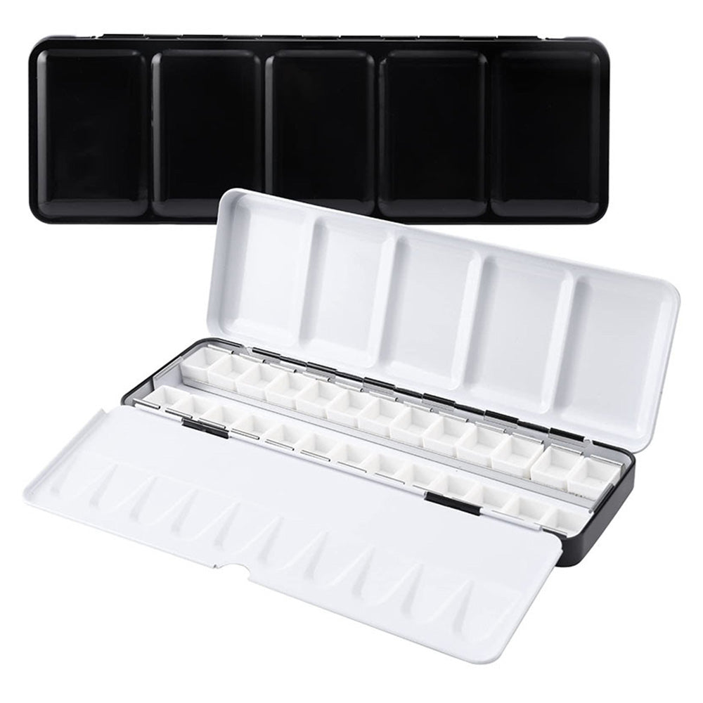 Empty Metal Palette Box Watercolour Travel Palettes