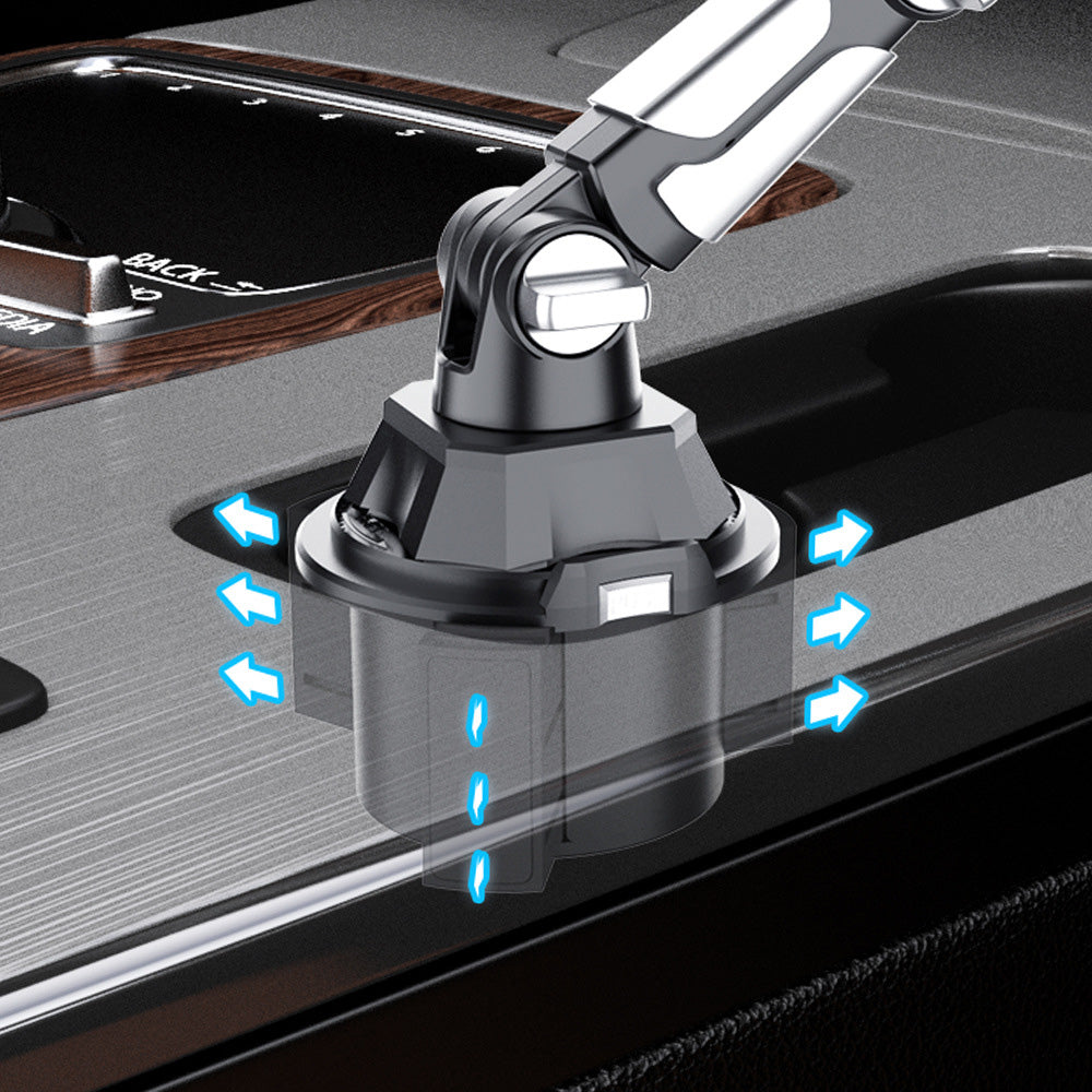 Adjustable Car Cup Holder Mount For Tablet And Phone In Vehicles