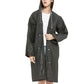 5Pcs EVA Reusable Unisex Waterproof Hooded Raincoat