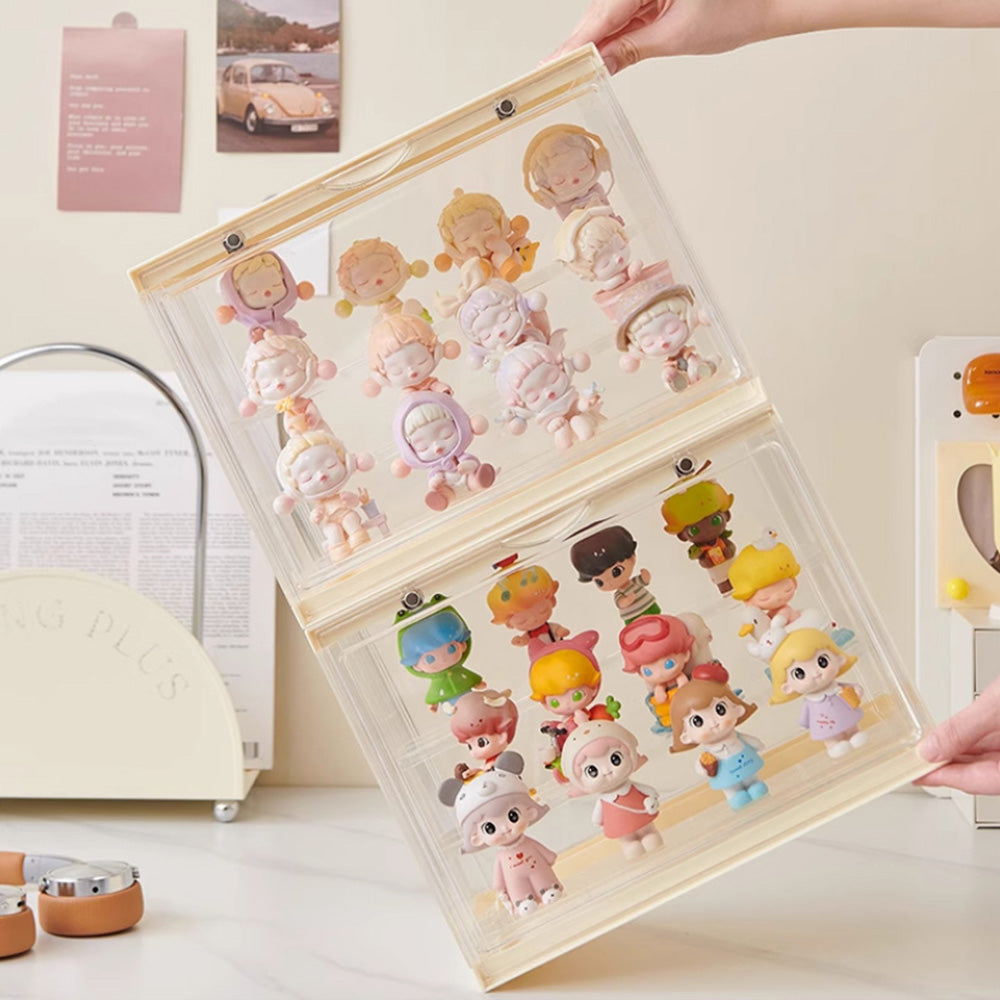 Display Case for Mini Action Figures Dust Proof Collectibles Model Toys