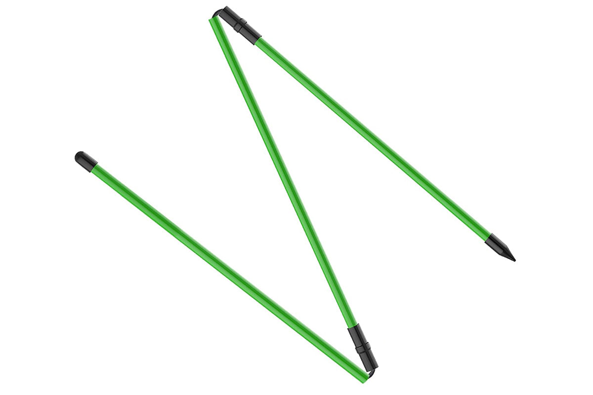 3-Section Golf Alignment Stick Foldable Swing Training Aid