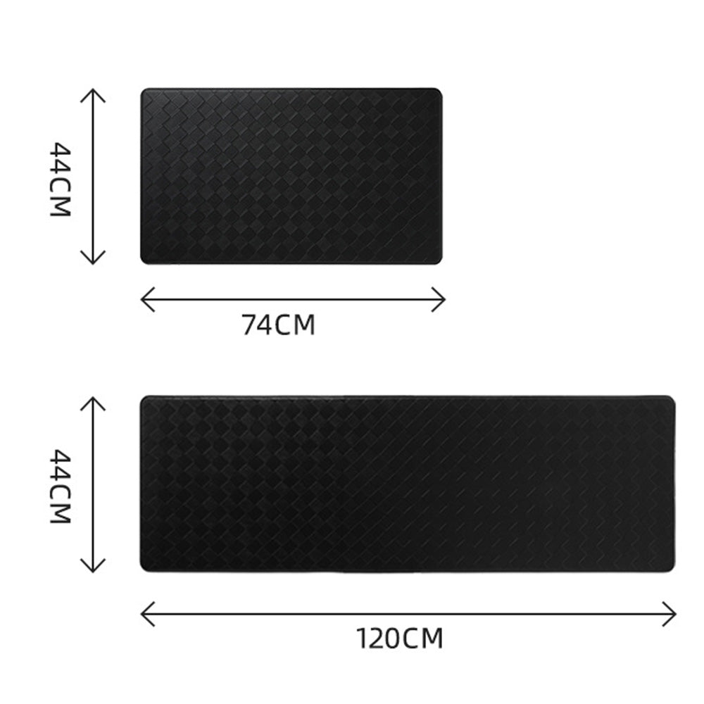 Kitchen Mat Waterproof Floor Mat for Standing Areas-Black