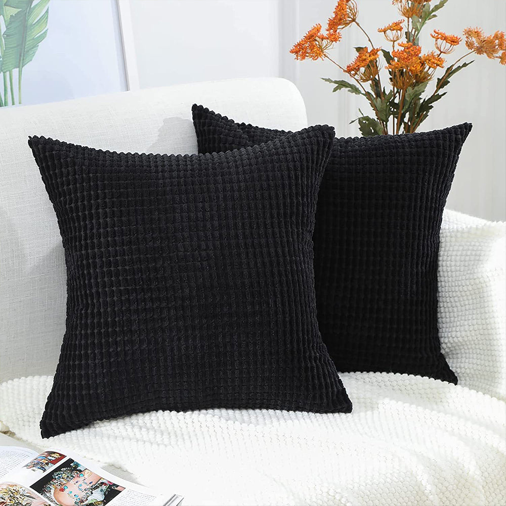 2Pcs Corduroy Lounge Cushion Cover