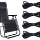 Heavy Duty Bungee Cord Set Replacement Elastic Ropes for Lounge Chairs Folding Beds