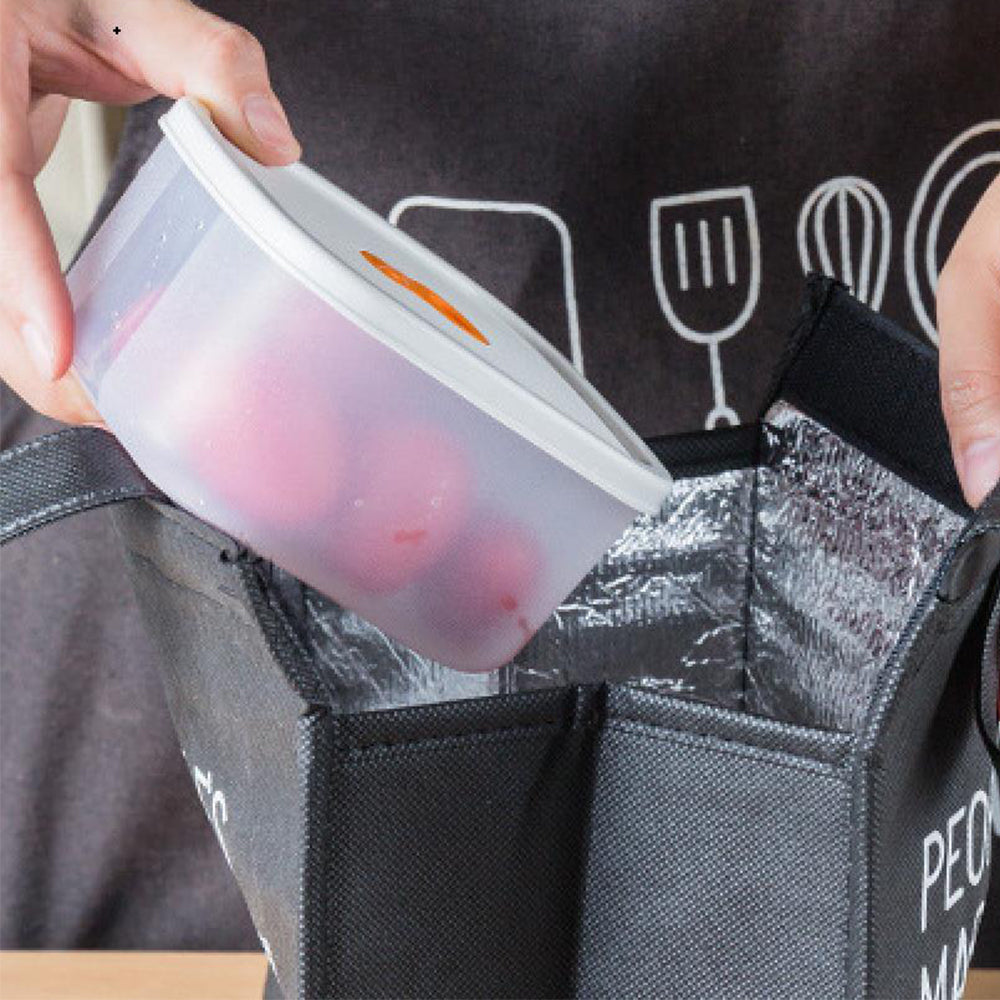 Food Storage Drain Containers with Lids and Ventilation Holes